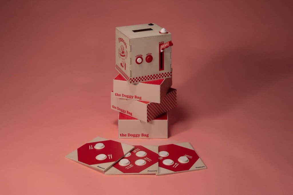 Dettaglio del kit Franco's su sfondo rosa